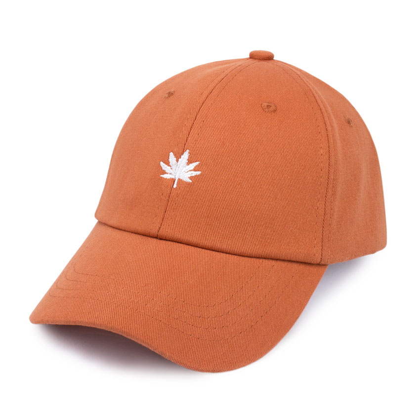 Бейсболка beani'qe Small hemp leaf One Size Персиковый (27001)