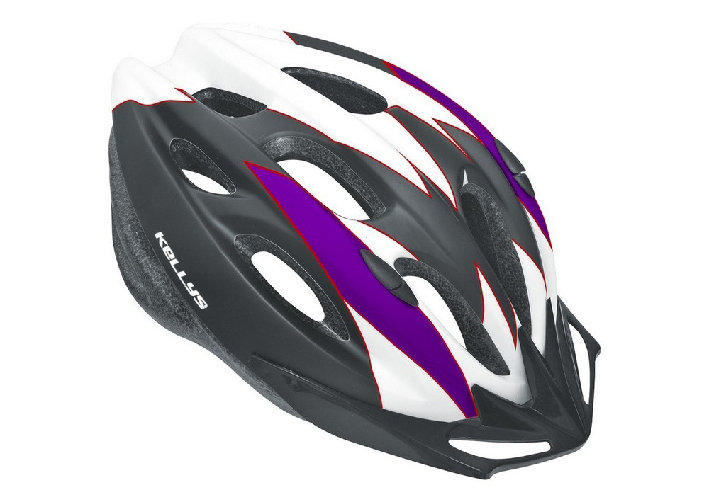 Шолом KLS Blaze S-M 54-58 см Matt White/Purple