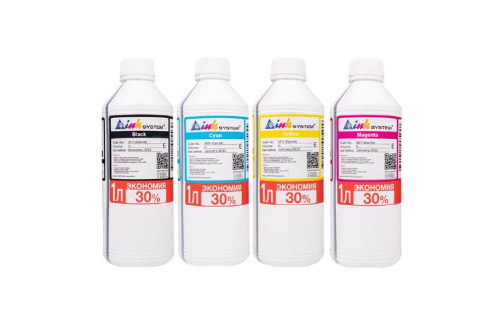 Комплект чорнила INKSYSTEM Epson 1000 мл 4 шт Різнокольоровий (1114)