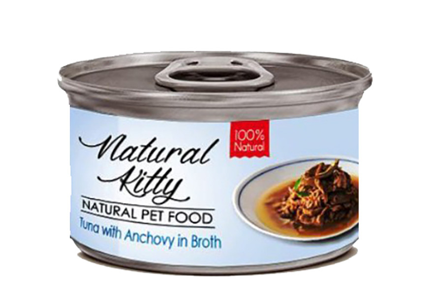 Влажный корм для кошек Cherie Natural Kitty Broth Series Тунец с анчоусами 80 г (CHT20035)