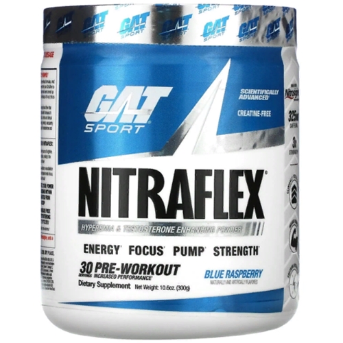 Комплекс до тренировки GAT Nitraflex 300 g /30 servings/ Blue Raspberry