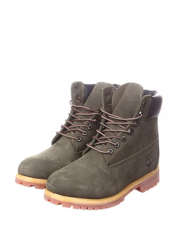 Мужские ботинки Timberland 6 inch Boots 46 Серый (ua_drop_114927-46)