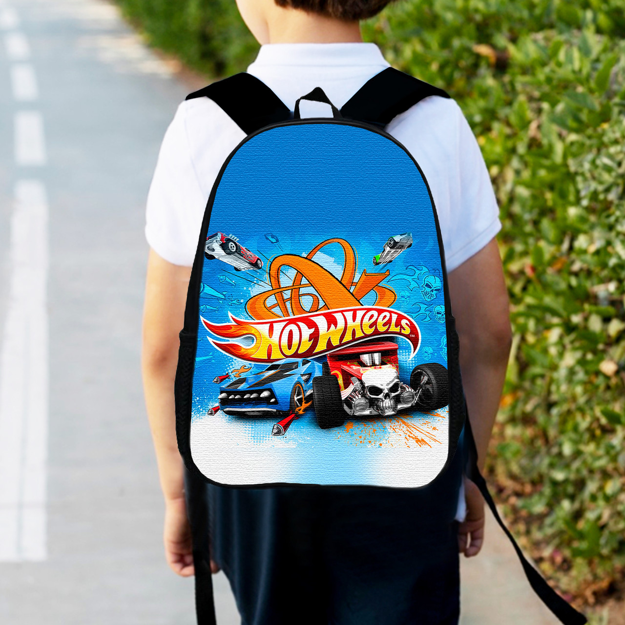 Дитячий рюкзак Hot Wheels 34х27х13 см, водонепроникний, різнокольоровий — арт. 2342422620