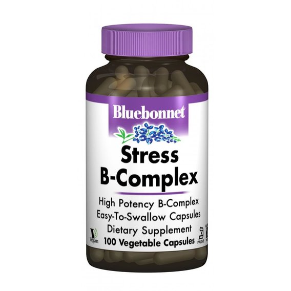 В комплекс Bluebonnet Nutrition Stress B-Complex 100 Veg Caps