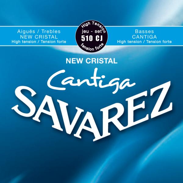 Струны для классической гитары Savarez 510CJ New Cristal Cantiga Classical Strings High Tension