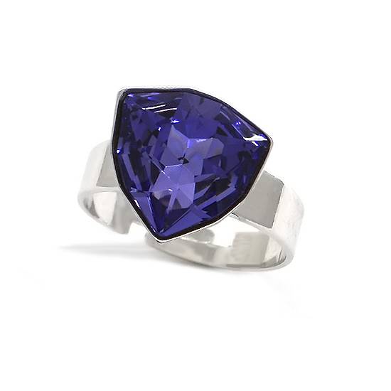 Кільце KOBI Tril зі Swarovski Регульований/Безрозмірне (7770-1024-166)