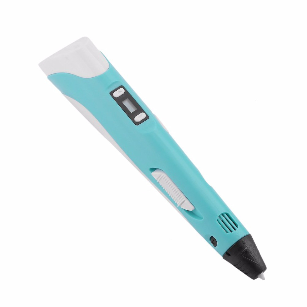 3D-ручка Noisy 3D Pen-2 з дисплеєм та 60 м пластику Блакитна