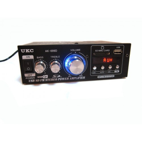 Підсилювач UKC AK-699BT MP3 FM Bluetooth 220v 12v (3971)