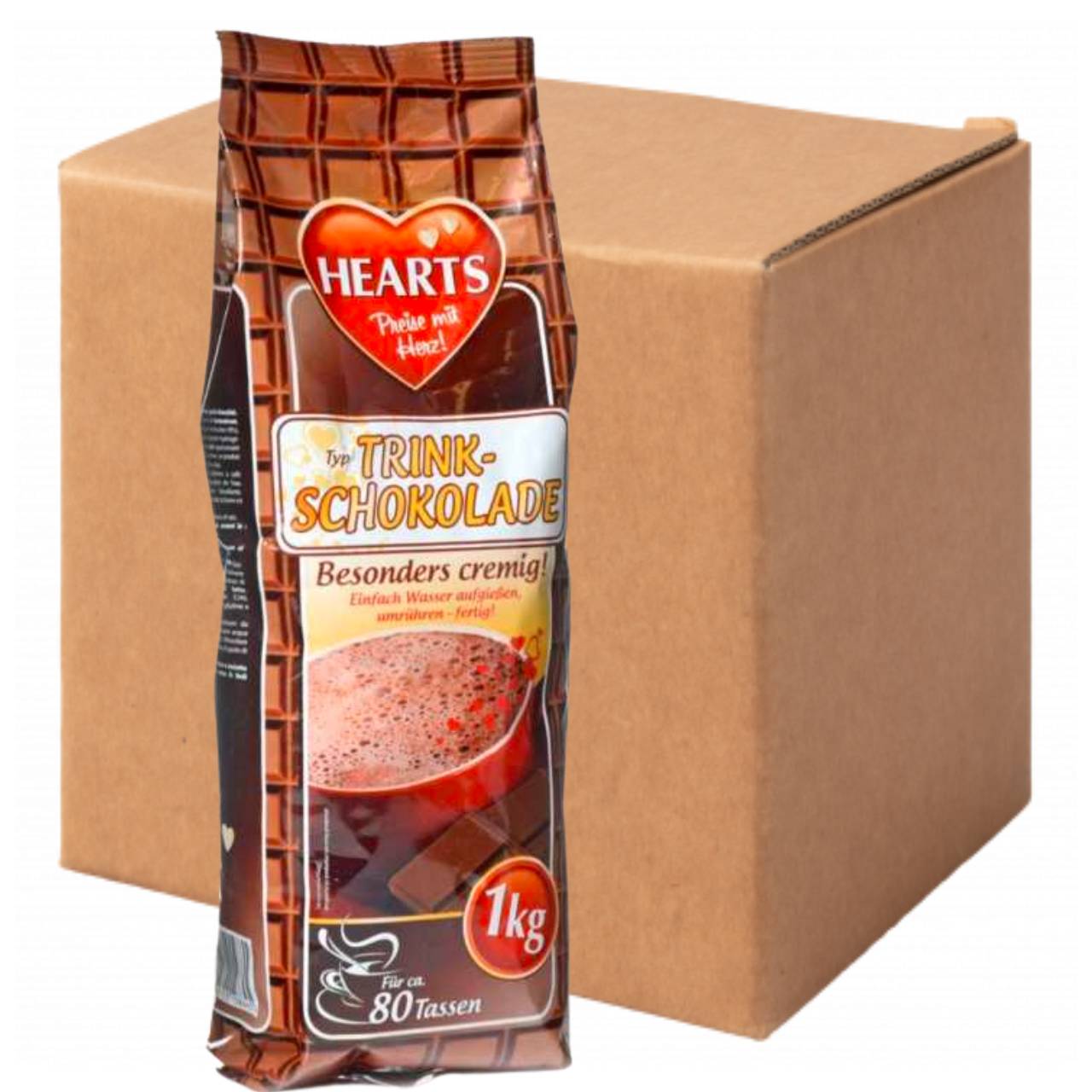 Капучино HEARTS TRINK Schokolade 10 шт х 1 кг