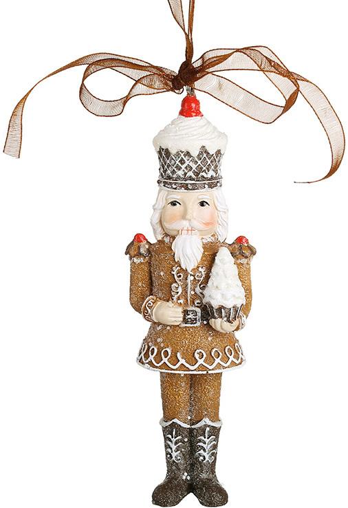 Елочные игрушки набор BonaDi Gingerbread Nutcracker 4х2.2х12 см Разноцветный 12 шт DP232304