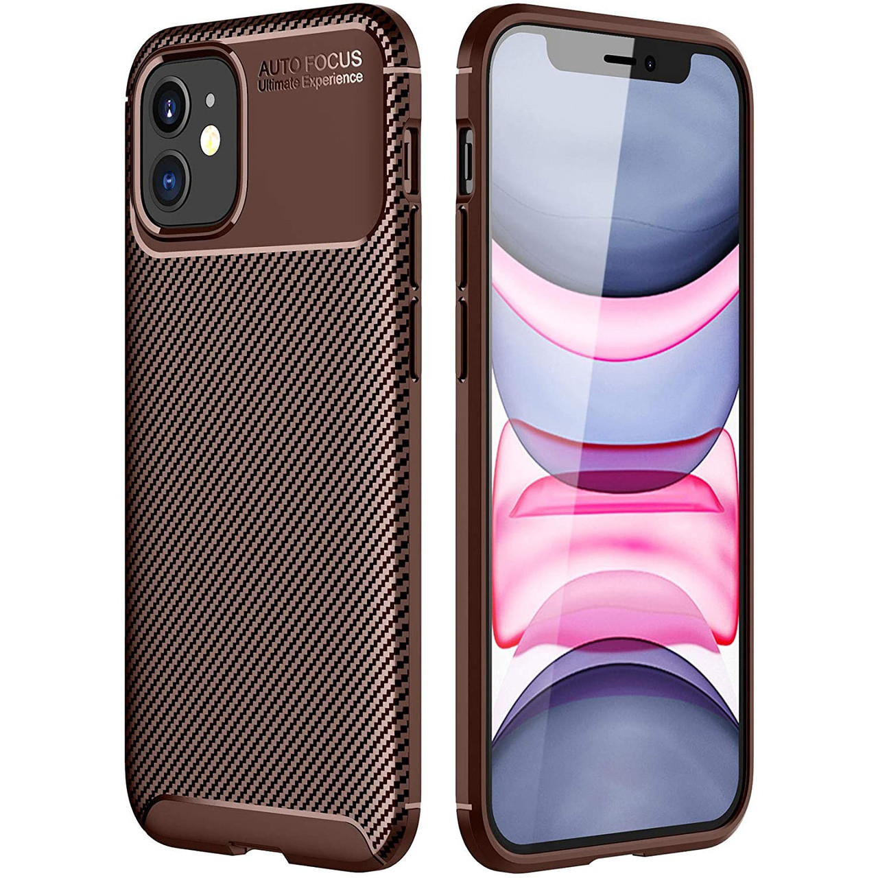Чехол Carbon Case для Apple iPhone 12 Mini Brown