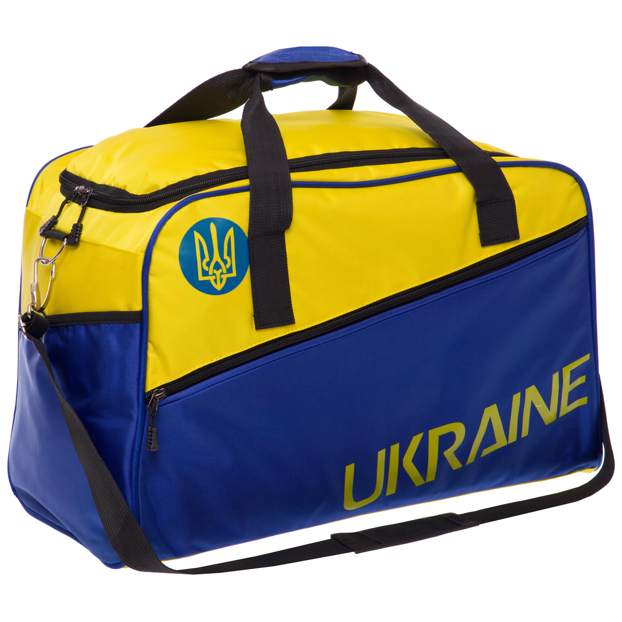 Сумка спортивна UKRAINE GA-702 52x26x33 см Синій жовтий