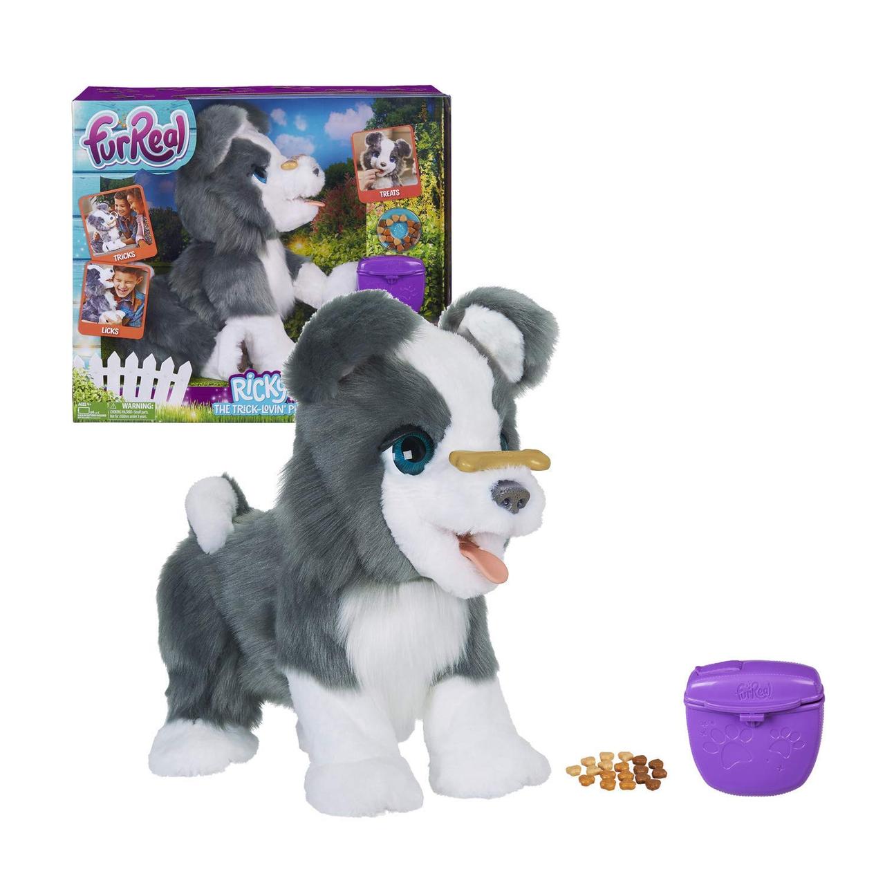 Інтерактивна іграшка Hasbro FurReal Friends Цуценя Ріккі Сіра (RI0292)