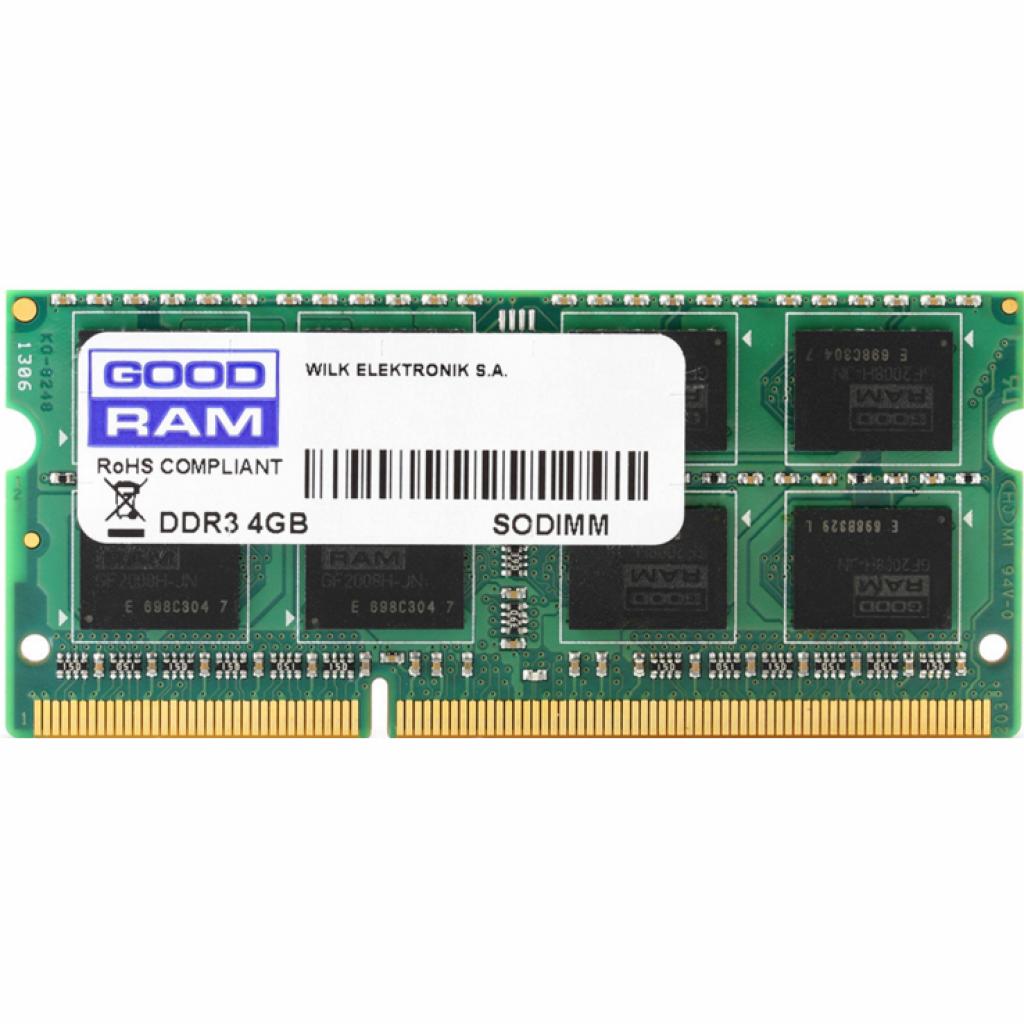 Оперативная память Goodram SoDIMM DDR3 4GB 1600 MHz (GR1600S364L11/4G)