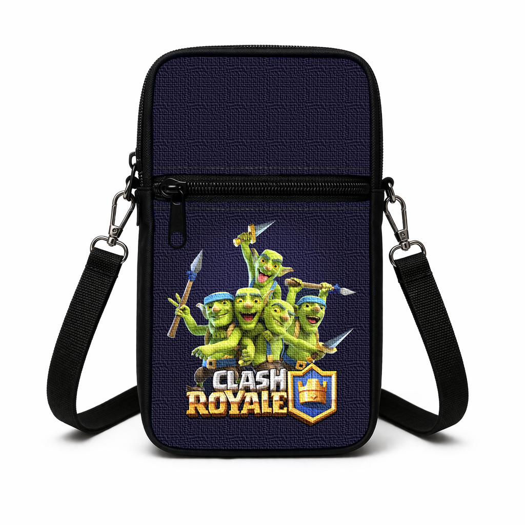 Дитяча сумка через плече з принтом Clash Royale, 19×10×5 см — арт. 3019500039