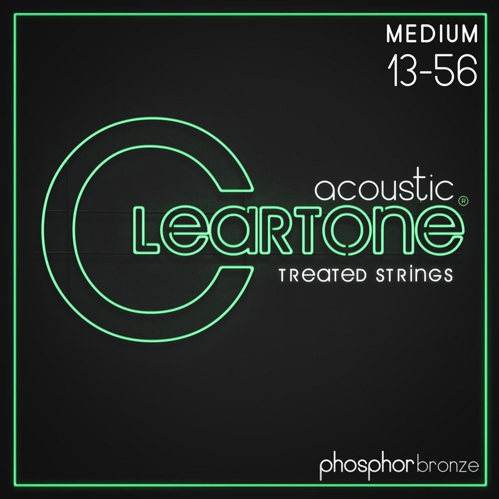 Струны для акустической гитары 6 шт Cleartone 7413 Acoustic Phosphor Bronze Medium 13/56
