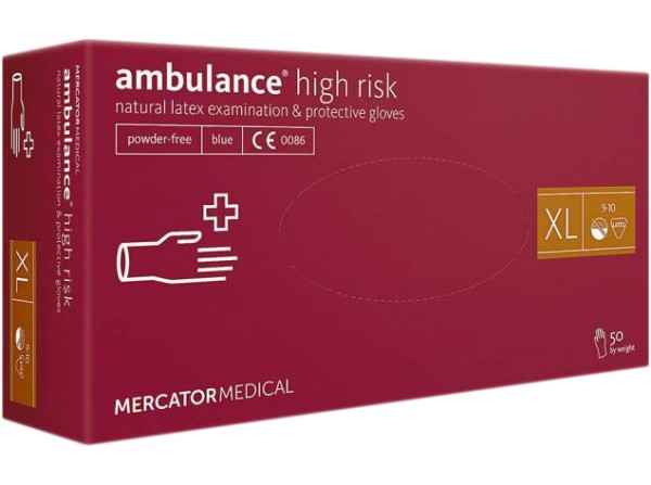 Рукавички нітрилові Mercator Medical Nitrylex Collagen ХL 50 пар/уп