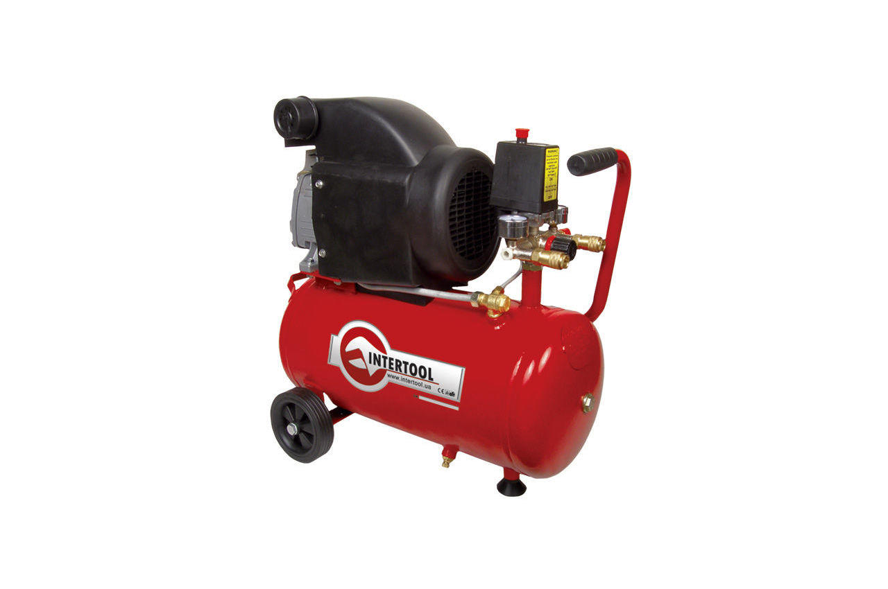 Компресор Intertool – 24 л x 1.5 кВт (PT-0010)