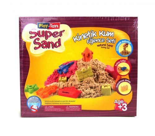 Кинетический песок Super Sand с песочницей