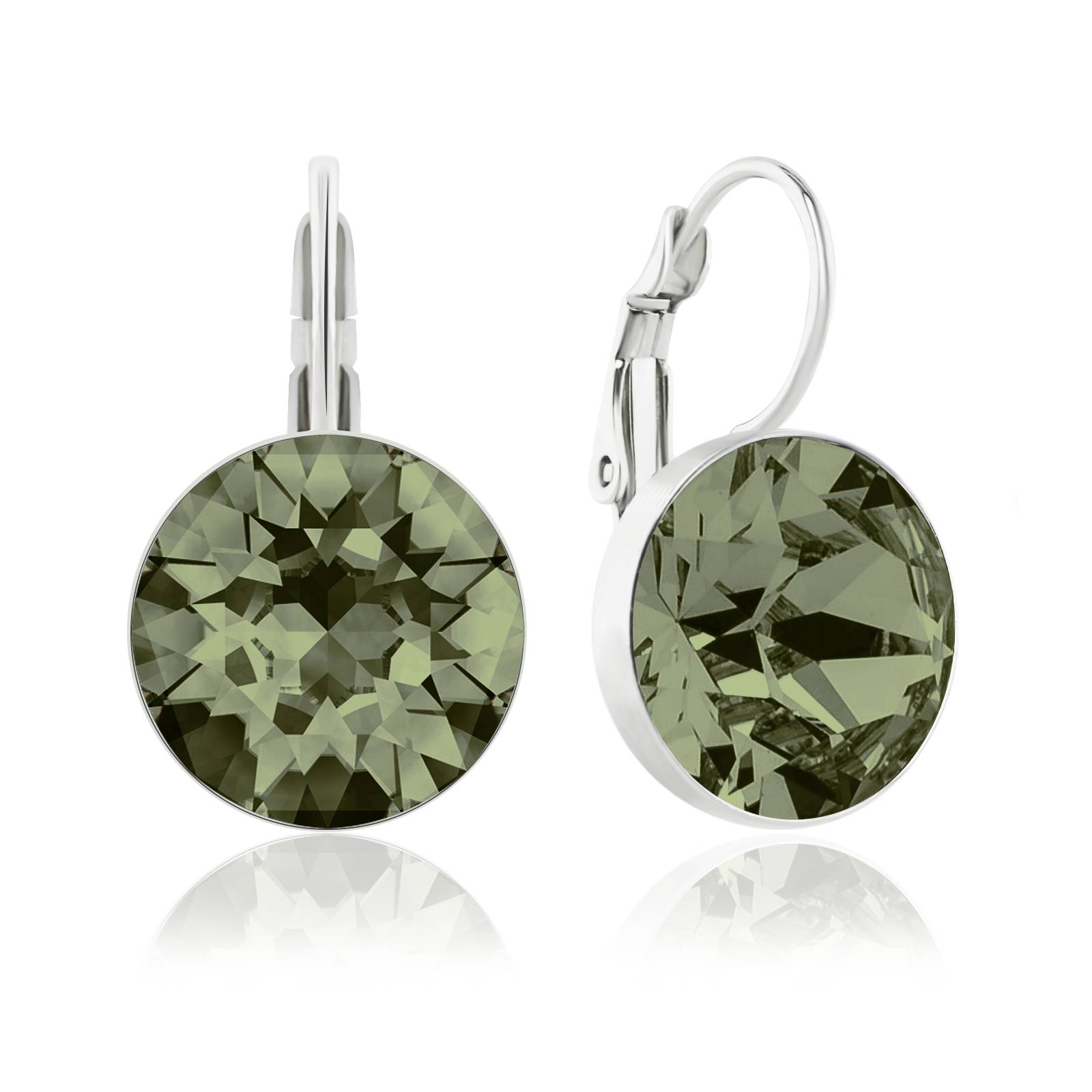 Сережки KOBI Rivoli klapka зі Swarovski 12 мм (7440-6665-04-32)
