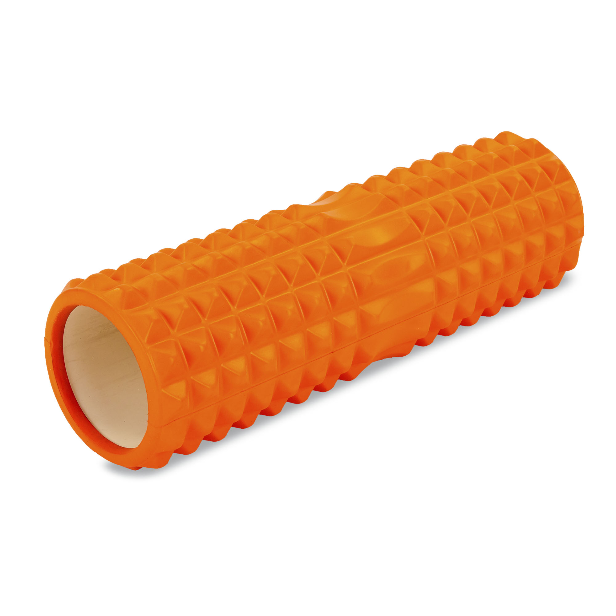 Роллер для занять йогою та пілатесом Grid Spine Roller FI-6674 d-14см, l-45см Помаранчевий