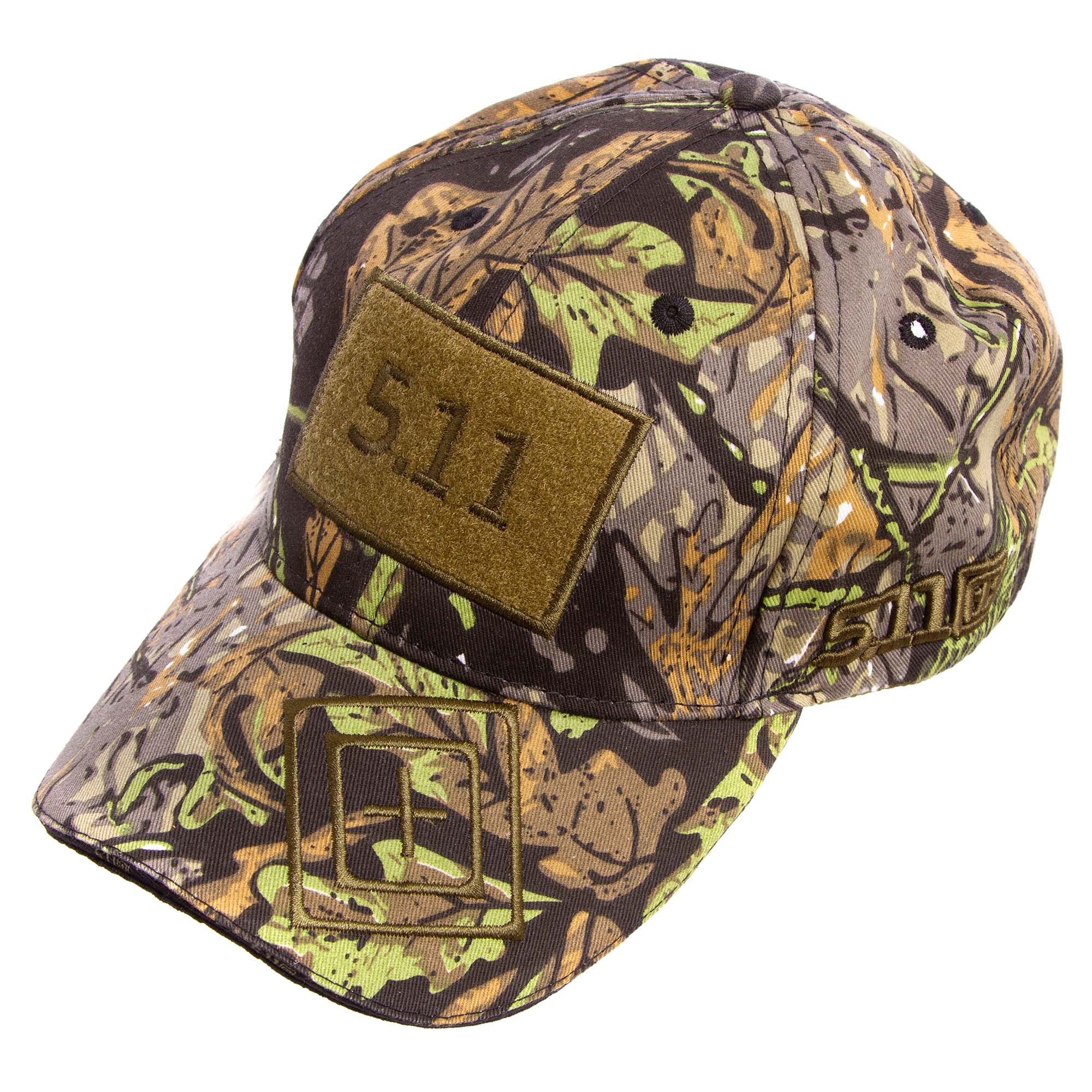 Бейсболка тактична з липучкою SP-Sport 5.11 Tactical TY-0363 Камуфляж Ліс