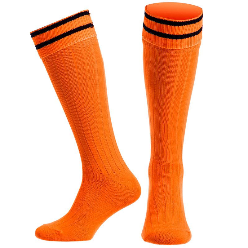 Гетры футбольные SPOINT CO-5607 40-45 Оранжевый-Черный