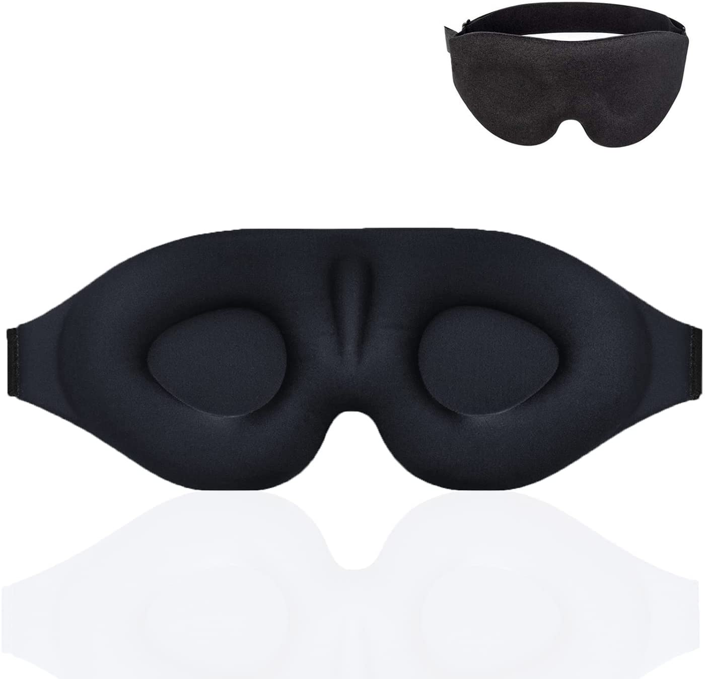 Маска для сну 3 D на очі м'яка наглазна пов'язка для сну - окуляри для сну - 100% шовк
