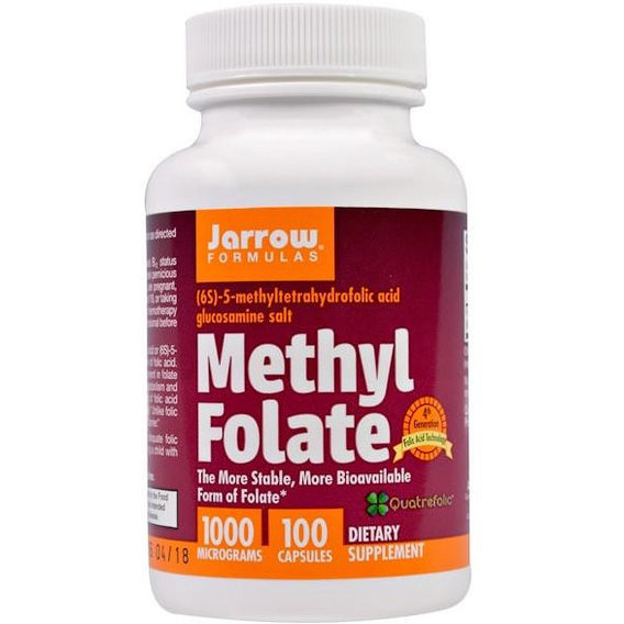 Фолиевая кислота Jarrow Formulas Methyl Folate 1000 mcg 100 Caps