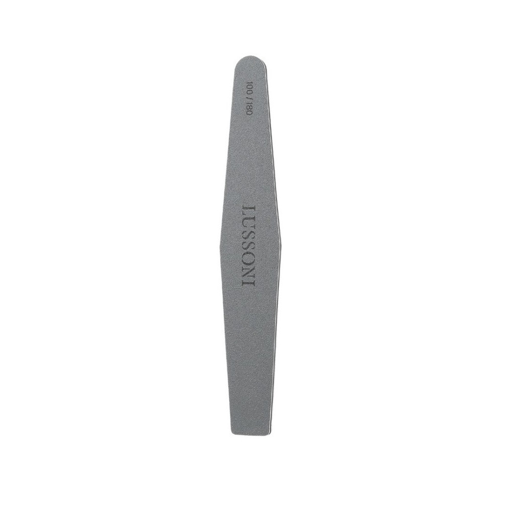 Пилочка для ногтей Lussoni Waterproof Diamond Mylar File 100/180 Темно-серый (5903018917474)