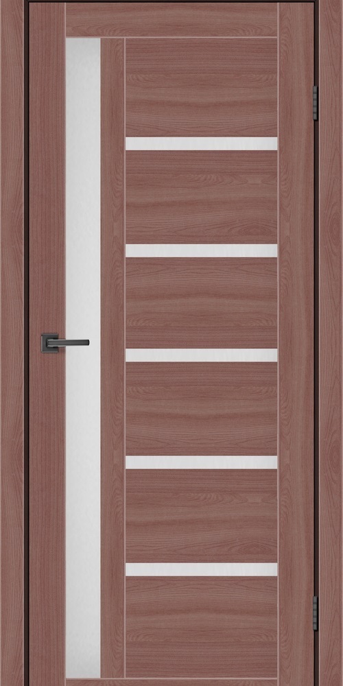 Дверне полотно MS Doors TEXAS 70 см Дуб класичний скло сатин