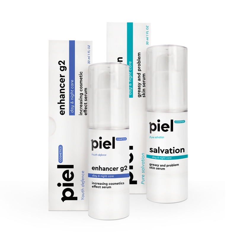 Комплекс Інтенсивний догляд за проблемною шкірою Piel Cosmetics 2 шт 30 мл+30 мл