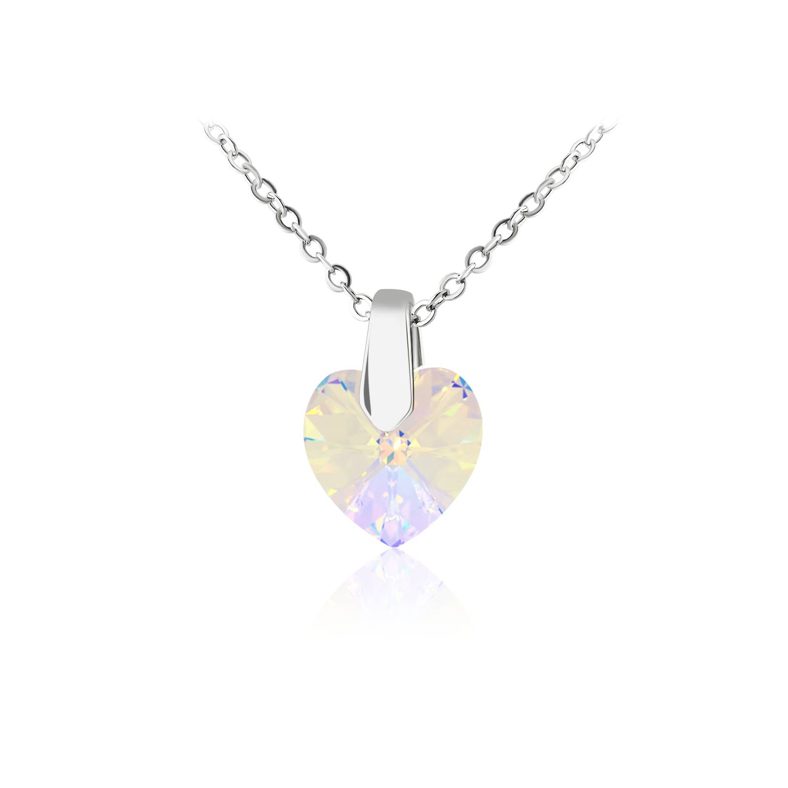 Кулон KOBI Heart Small зі Swarovski 9x10 мм (7430-2259-16-32)