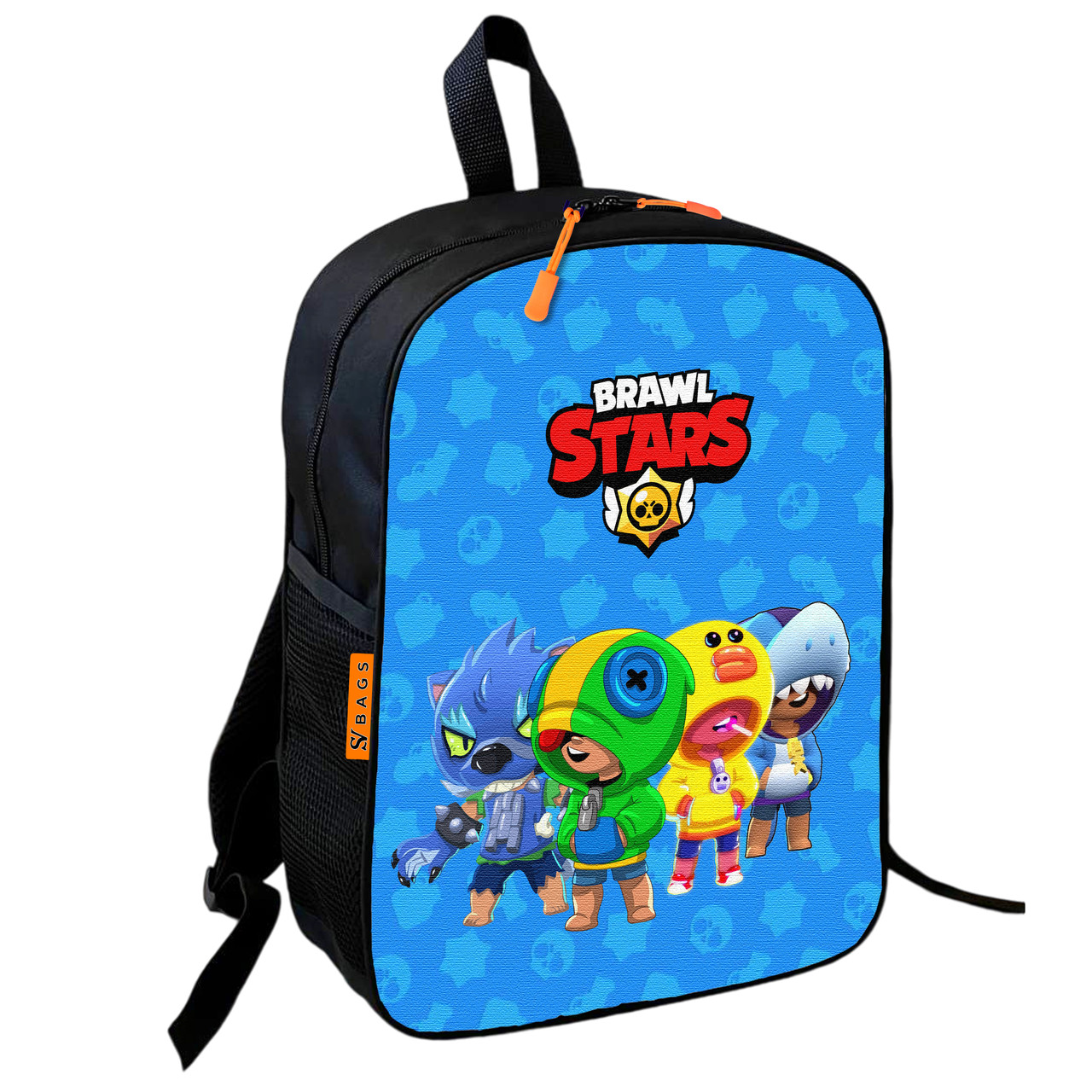 Дитячий шкільний рюкзак Brawl Stars 36х27х13 см, водонепроникний, багатокольоровий