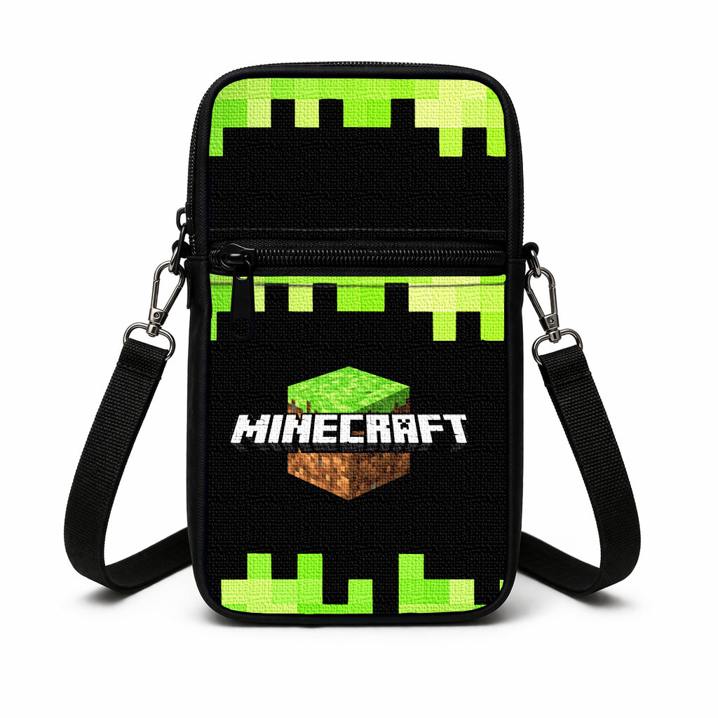 Дитяча сумка через плече Minecraft, поліестер, 19×10×5 см — арт. 3015352142