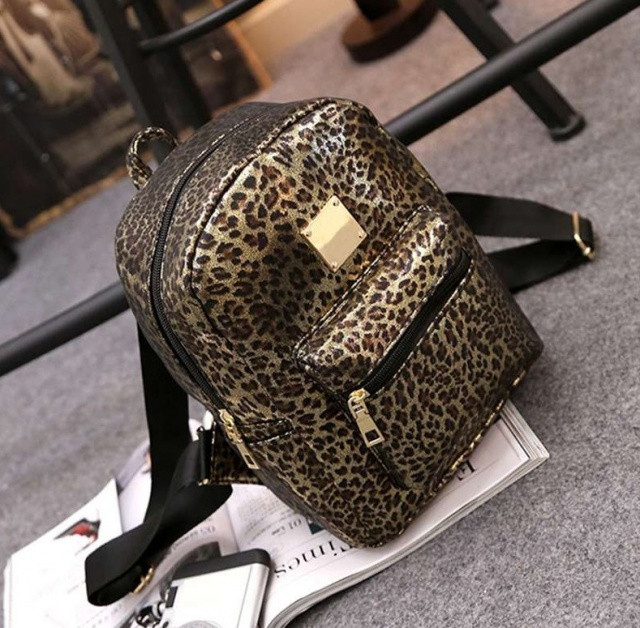 Рюкзак з леопардовим принтом (JBYQVW671G)