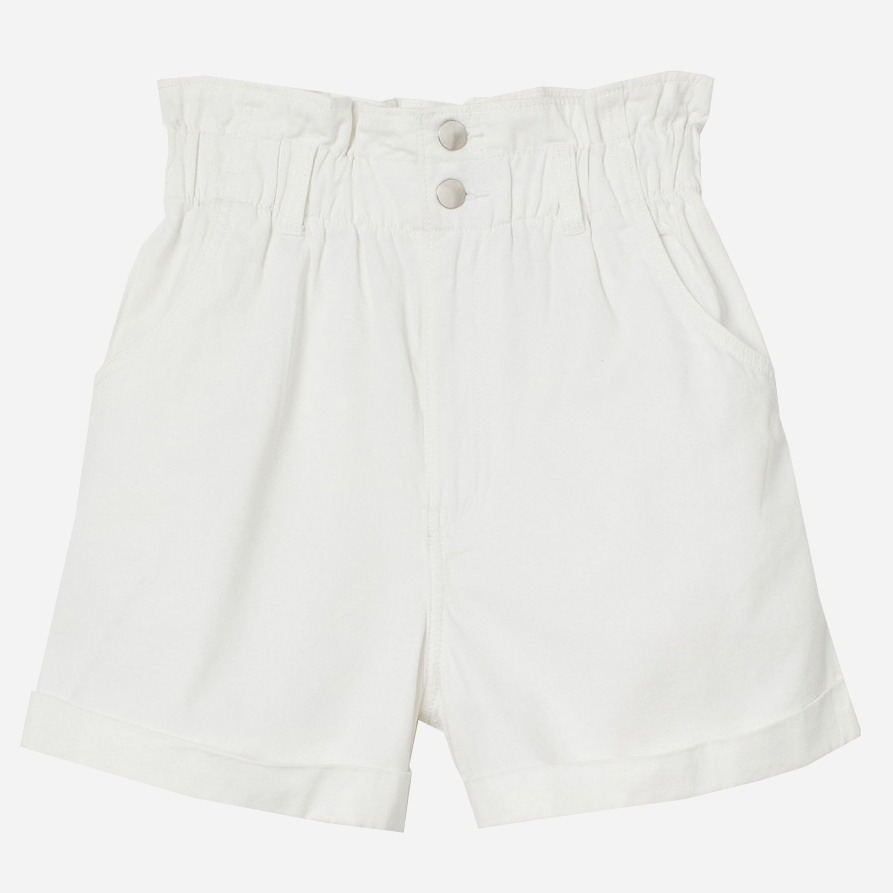 Шорты женские H&M 9526942 42 Белый (2030000277216)