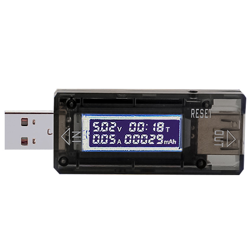Цифровой вольтметр амперметр тестер Lesko 3.2-30V 0-3A USB (10623-54736)