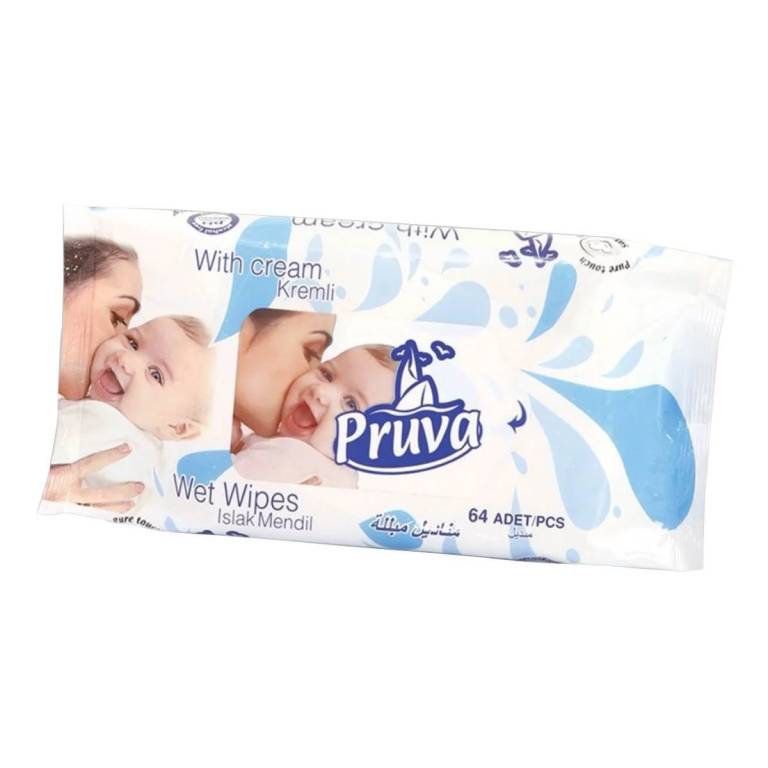 Влажные салфетки Pruva 64 шт.