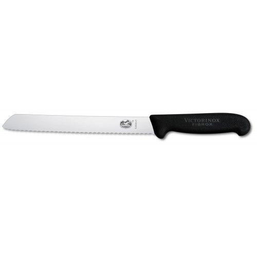 Кухонный нож Victorinox Fibrox для хлеба 210 мм Черный (5.2533.21)
