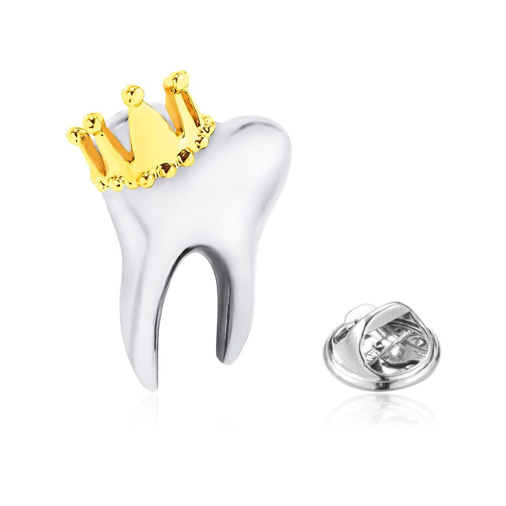 Значок BROCHE Зуб серебристый BRGV113470