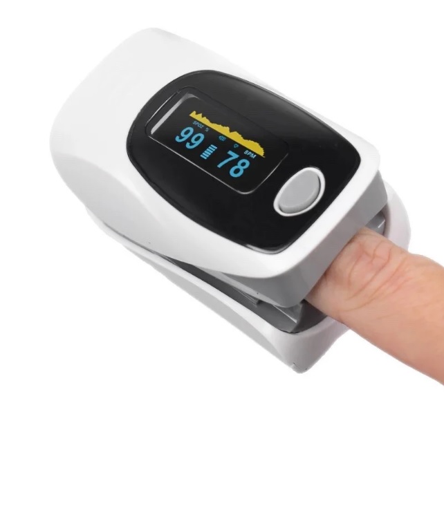 Пульсоксиметр на палец для изменения пульса и сатурации крови Pulse Oximeter C101A3 (MAS40388)
