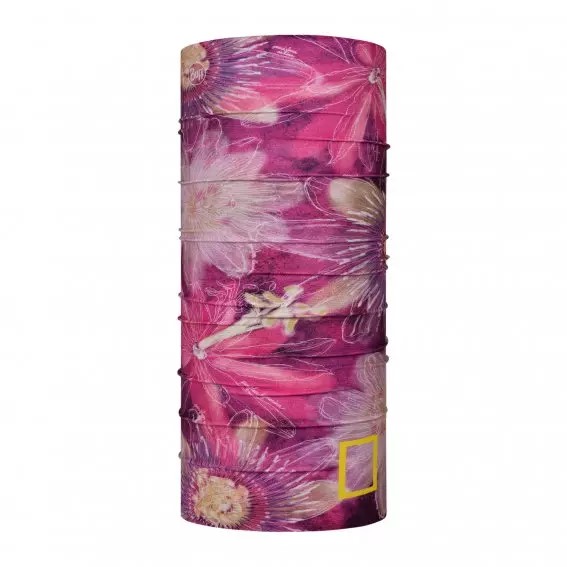 Бафф Buff Coolnet UV+ Insect Shield Fae Pink One Size Фиолетовый-Розовый