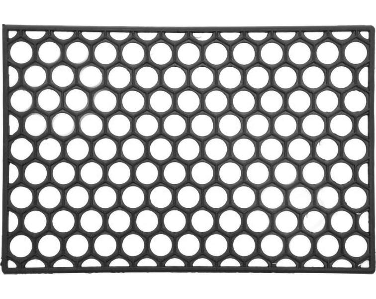 Гумовий килимок Plast Сота HARD 90х60 см Чорний (SK000150)