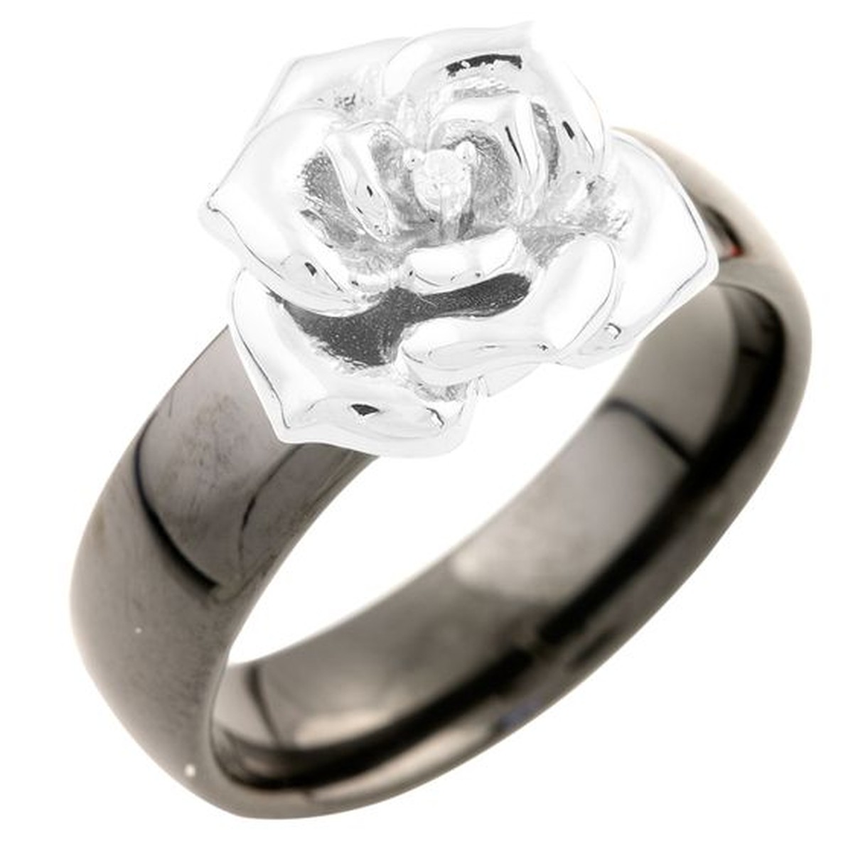 Серебряное кольцо SilverBreeze с керамикой (1540206) 18 размер
