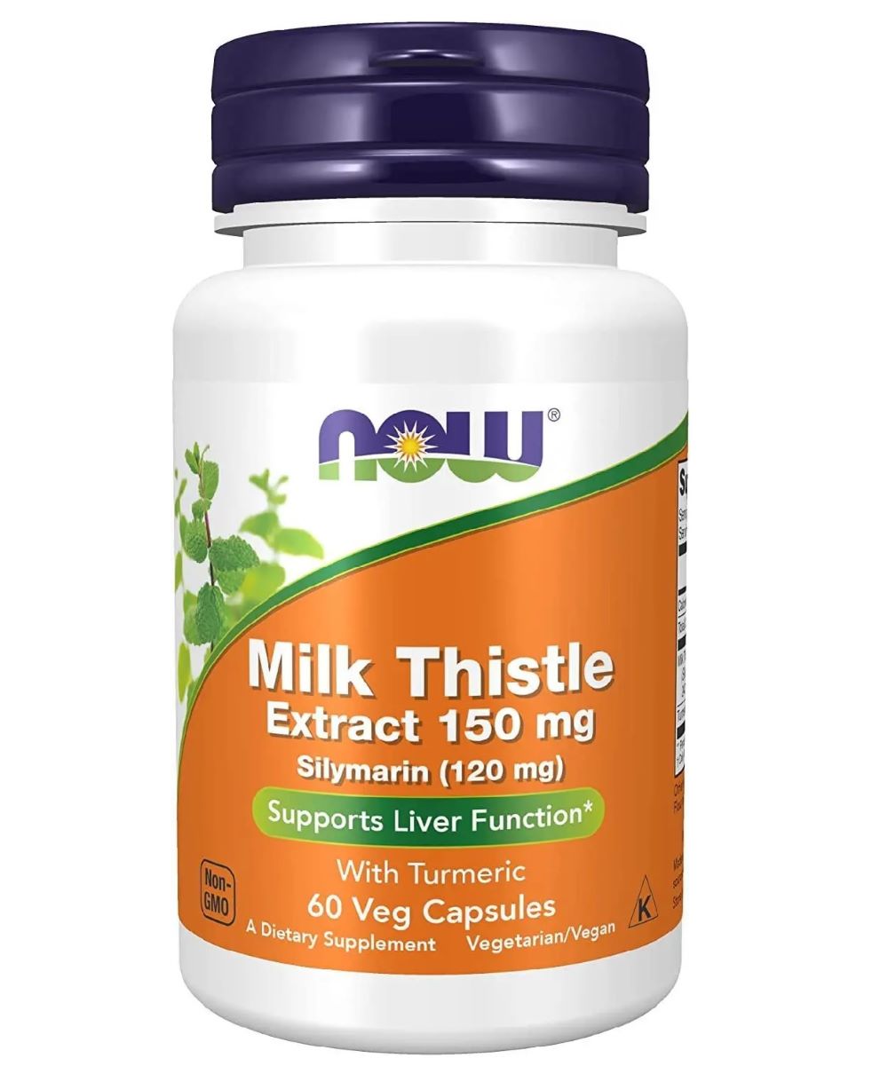 Расторопша NOW Foods Silymarin Milk Thistle 150 mg 60 Veg Caps