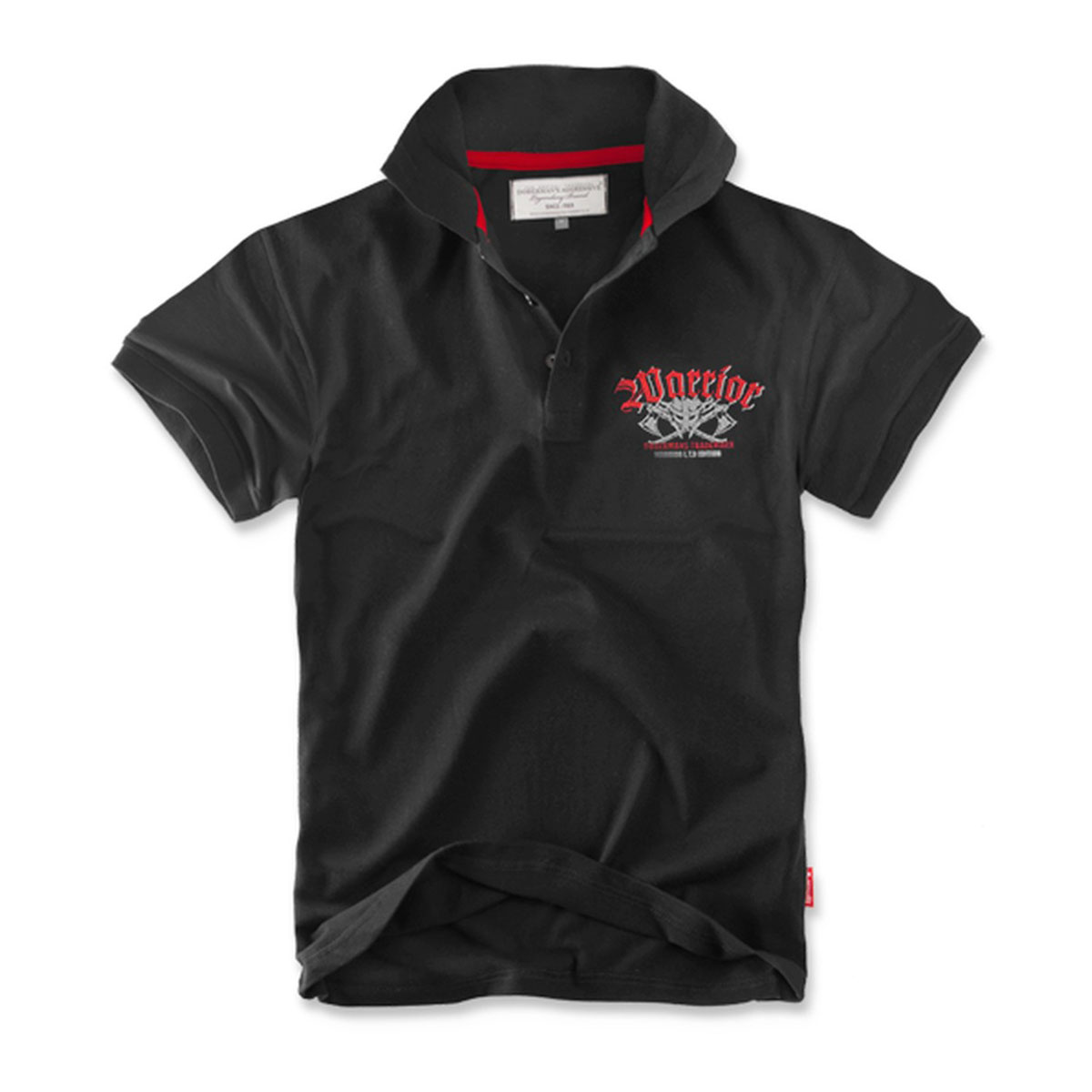 Футболка поло Dobermans Aggressive Warrior L Чорний (TSP37BK-L)