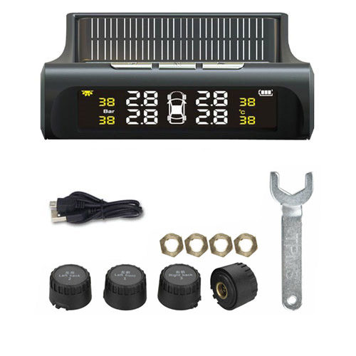 Система контроля давления в шинах TPMS ЖК USB TP620 внешние датчики