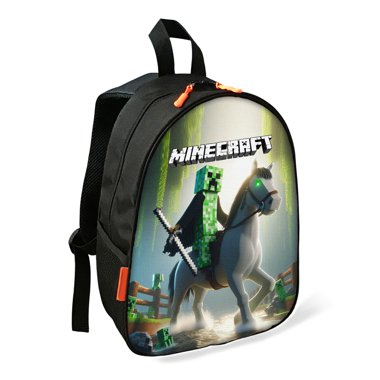 Дитячий рюкзак Minecraft Крипер, водонепроникний, 34х27х13 см