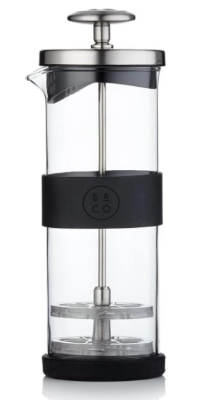 Пуровер Збивач Молока Electric Steel Barista&Co 7х7х21 см 600 мл Прозорий/Сталевий (BC005-005)